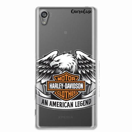 Capa para Xperia Z5 5.2 Harley Davidson Transparente - Quero case Menor preço em Capa para Xperia Z5 5.2 Harley Davidson Transparente - Quero case