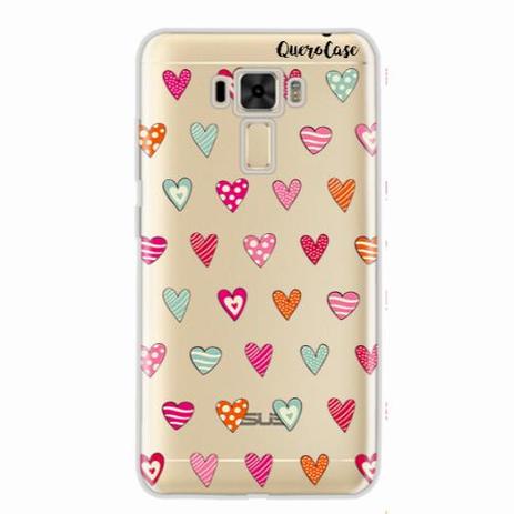 Capa para Zenfone 3 Laser 5.5 Corações Coloridos - Quero case é boa?