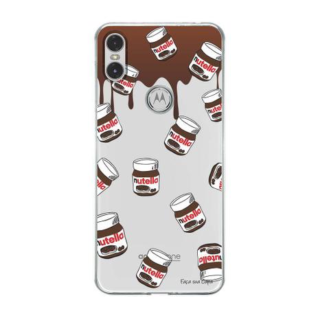 Capa Personalizada Motorola One XT1941 Nutella - TP109 Menor preço em Capa Personalizada Motorola One XT1941 Nutella - TP109