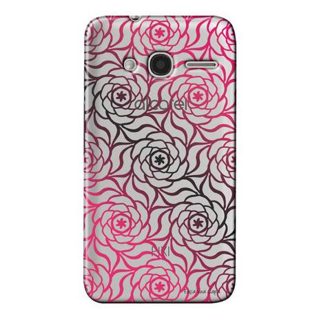 Capa Personalizada para Alcatel Pixi 4 4.0 Flores - TP272 - Matecki Menor preço em Capa Personalizada para Alcatel Pixi 4 4.0 Flores - TP272 - Matecki