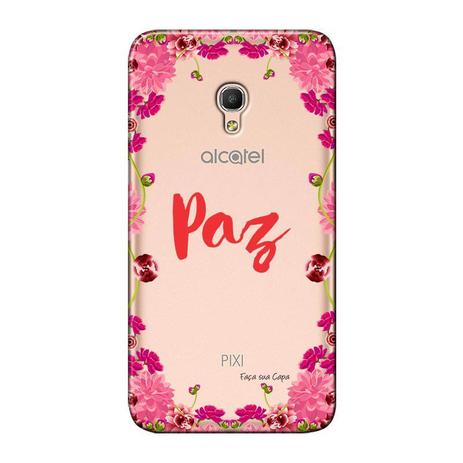 Capa Personalizada para Alcatel Pixi 4 5.0 Paz - TP268 - Matecki Menor preço em Capa Personalizada para Alcatel Pixi 4 5.0 Paz - TP268 - Matecki