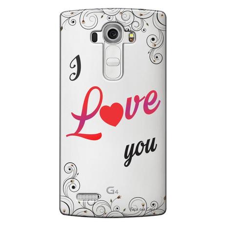 Capa Personalizada para LG G4 H815P I Love You - TP140 Menor preço em Capa Personalizada para LG G4 H815P I Love You - TP140