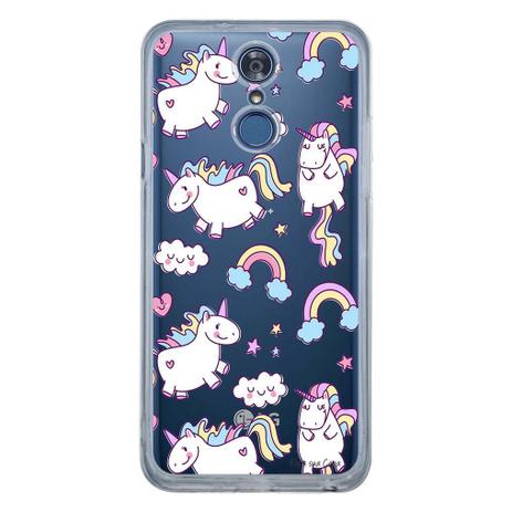 Capa Personalizada para LG Q7/Q7+ Unicórnios - TP183 - Matecki Menor preço em Capa Personalizada para LG Q7/Q7+ Unicórnios - TP183 - Matecki