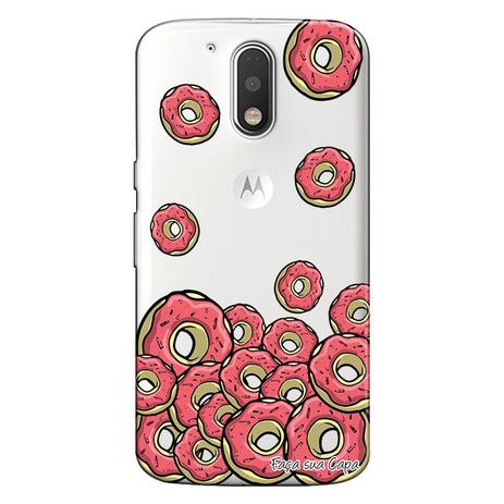 Capa Personalizada para Motorola Moto G4 Plus Donuts - TP108 Menor preço em Capa Personalizada para Motorola Moto G4 Plus Donuts - TP108