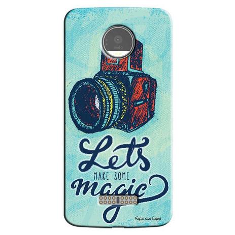 Capa Personalizada para Motorola Moto Z Câmera Fotográfica - VT16 Menor preço em Capa Personalizada para Motorola Moto Z Câmera Fotográfica - VT16