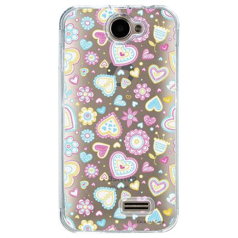 Capa Personalizada para Positivo One S420 Corações - TP143 Menor preço em Capa Personalizada para Positivo One S420 Corações - TP143