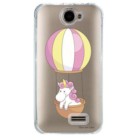 Capa Personalizada Positivo One S420 Unicórnio no Balão - TP308 Menor preço em Capa Personalizada Positivo One S420 Unicórnio no Balão - TP308
