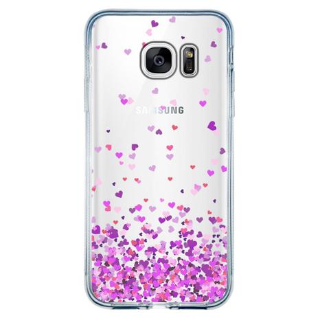 Capa Personalizada Samsung Galaxy S7 Edge G935 - Corações - TP167 - DrKappa  - Capinha de Celular - Magazine Luiza