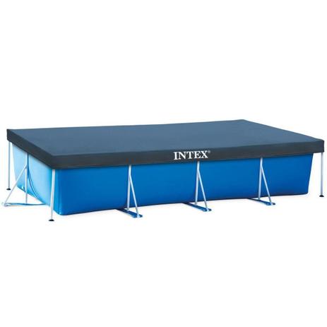 Capa Piscina Estrutural Retangular 4.50m x 2.20m - Intex Menor preço em Capa Piscina Estrutural Retangular 4.50m x 2.20m - Intex