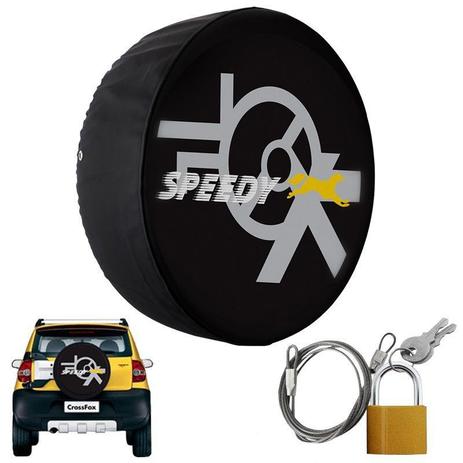 Capa Pneu Roda Estepe Crossfox Universal Cadeado Anti Furto Aro 14 à 17 Carrhel 430 Speedy é boa?