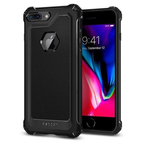 Capa Protetora Anti Impacto Spigen Rugged Armor Extra para Apple iPhone 7 Plus - iPhone 8 Plus - Preto Menor preço em Capa Protetora Anti Impacto Spigen Rugged Armor Extra para Apple iPhone 7 Plus - iPhone 8 Plus - Preto