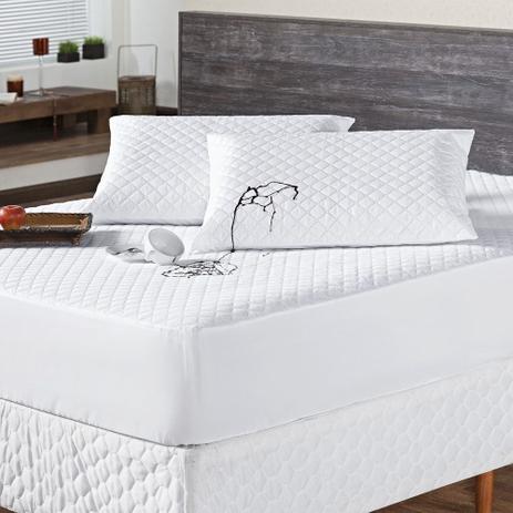 Capa Protetora De Colchão Impermeável King com Saia Box Matelada 2 Peças - Anjos Enxovais Menor preço em Capa Protetora De Colchão Impermeável King com Saia Box Matelada 2 Peças - Anjos Enxovais