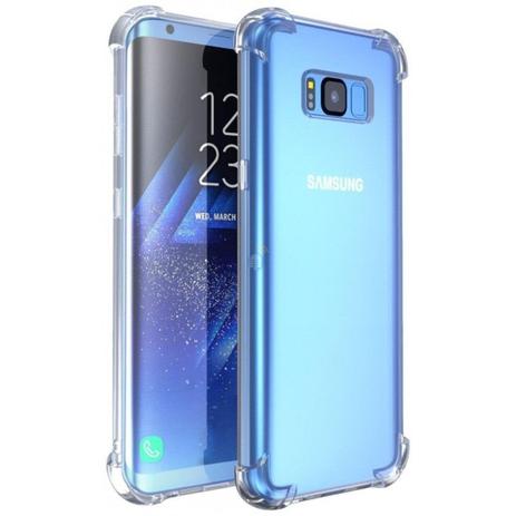 Capa Protetora de Silicone para Samsung Galaxy S8 Plus - Transparente - Hrebos Menor preço em Capa Protetora de Silicone para Samsung Galaxy S8 Plus - Transparente - Hrebos