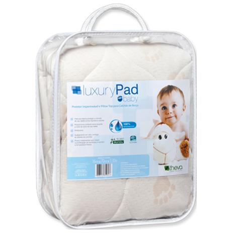 Capa Protetora INFANTIL Luxury Pad para Berço - 070x130 - Theva Menor preço em Capa Protetora INFANTIL Luxury Pad para Berço - 070x130 - Theva