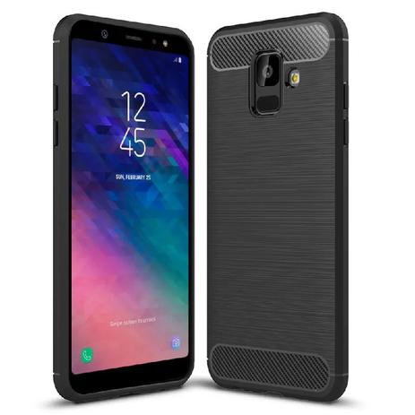 Capa Protetora Iwill Carbon Fiber para Samsung Galaxy A6 2018 - Preto Menor preço em Capa Protetora Iwill Carbon Fiber para Samsung Galaxy A6 2018 - Preto