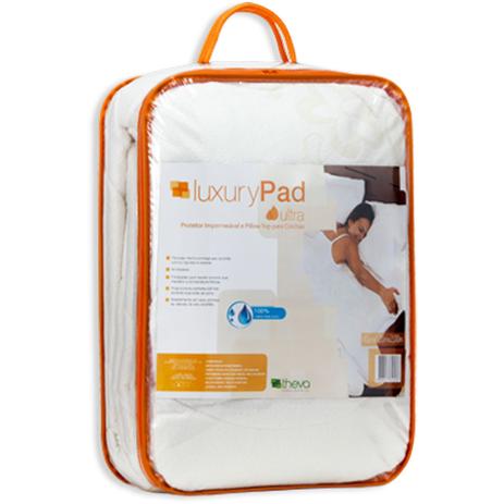 Capa Protetora KING SIZE Luxury Pad c/ Saia - 193x203 - Theva Menor preço em Capa Protetora KING SIZE Luxury Pad c/ Saia - 193x203 - Theva