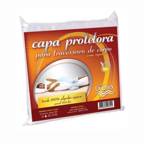 Capa Protetora P/ Travesseiro De Corpo Duoflex 35x142cm Menor preço em Capa Protetora P/ Travesseiro De Corpo Duoflex 35x142cm