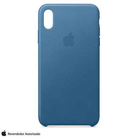 Capa Protetora para iPhone XS Max em Couro Azul Cape Cold - Apple - MTEW2ZM  - Acessórios Originais para Celular - Magazine Luiza