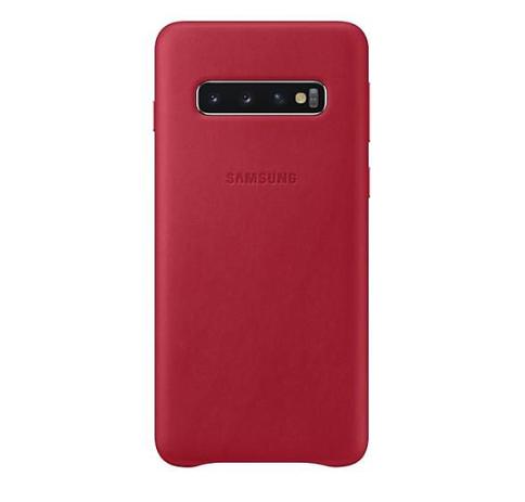 Capa Protetora Samsung Galaxy S10 Couro Vermelho é boa?