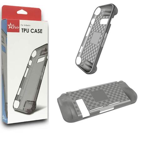 Capa Protetora Silicone Tpu Ultra Fino e Anti-Risco Para Nintendo Switch FEIR FR-391CINZA Menor preço em Capa Protetora Silicone Tpu Ultra Fino e Anti-Risco Para Nintendo Switch FEIR FR-391CINZA