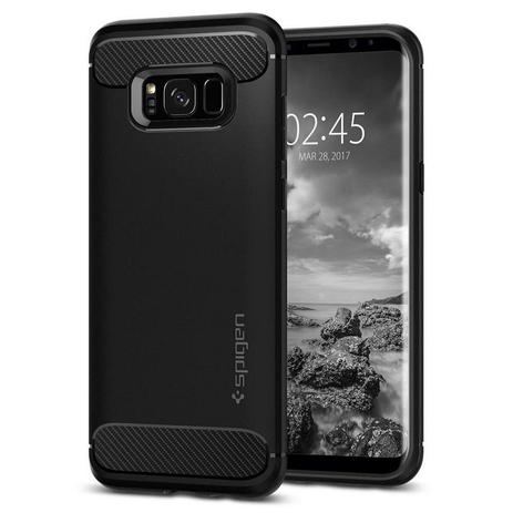 Capa Protetora Spigen Rugged Armor para Samsung Galaxy S8 5.8” - Preto Menor preço em Capa Protetora Spigen Rugged Armor para Samsung Galaxy S8 5.8” - Preto