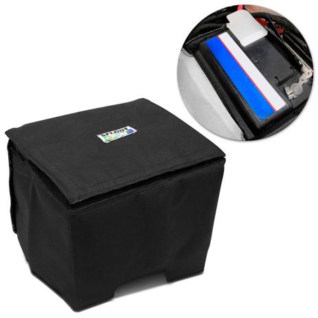 Capa Protetora Térmica Bateria Automotiva 40A 45A e 50A Preto Universal em Nylon - Splody Menor preço em Capa Protetora Térmica Bateria Automotiva 40A 45A e 50A Preto Universal em Nylon - Splody