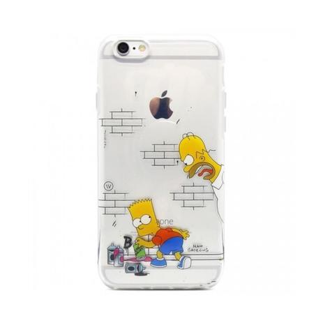 Capa Protetora TPU Iwill The Simpsons Bart Pichação para iPhone 6 / 6S Menor preço em Capa Protetora TPU Iwill The Simpsons Bart Pichação para iPhone 6 / 6S
