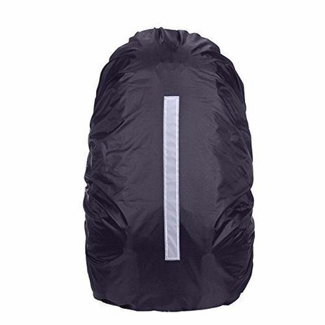 Capa Refletiva Impermeável Mochila Grande Preta - Import Menor preço em Capa Refletiva Impermeável Mochila Grande Preta - Import