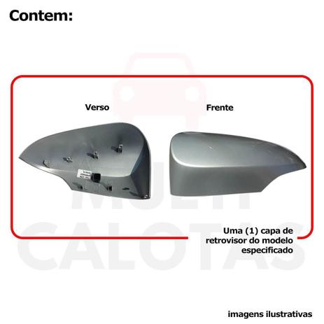 Capa Retrovisor Esq Toyota Etios 2013 A 2020 Prata - Metagal Menor preço em Capa Retrovisor Esq Toyota Etios 2013 A 2020 Prata - Metagal