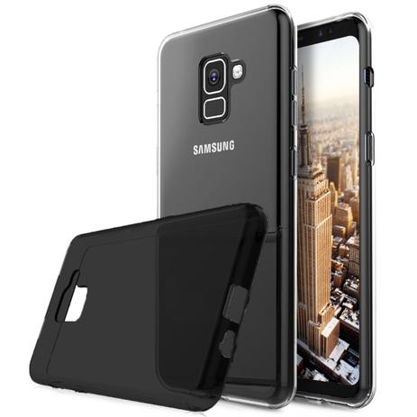 Capa Samsung Galaxy A8+ TPU Grafite Menor preço em Capa Samsung Galaxy A8+ TPU Grafite