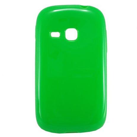 Capa Samsung Galaxy Young Duos Tpu Liso Verde - Idea Menor preço em Capa Samsung Galaxy Young Duos Tpu Liso Verde - Idea
