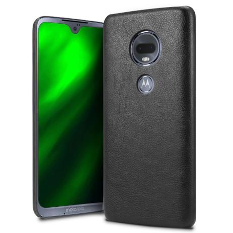 Capa Sleo Litch Motorola Moto G7 - Preto Menor preço em Capa Sleo Litch Motorola Moto G7 - Preto