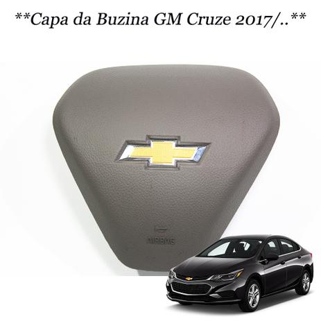 Capa Tampa Buzina Bolsa De Airbag Volante Gm Cruze 2017 - Luccauto Menor preço em Capa Tampa Buzina Bolsa De Airbag Volante Gm Cruze 2017 - Luccauto