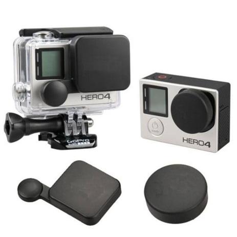 Capa Tampa Protetora de Lente para GoPro Hero 3+, 4 - Shoot Menor preço em Capa Tampa Protetora de Lente para GoPro Hero 3+, 4 - Shoot
