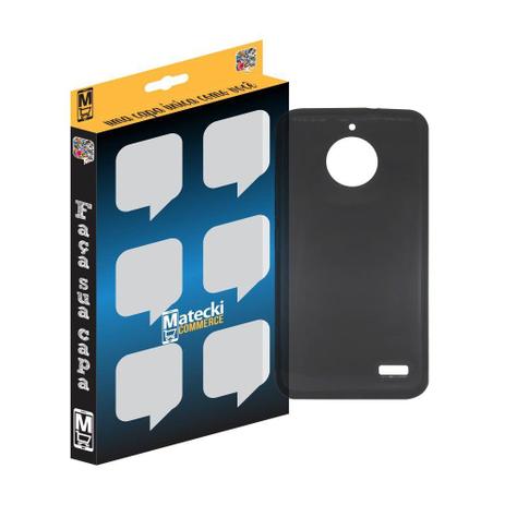 Capa TPU Grafite Motorola Moto E4 Menor preço em Capa TPU Grafite Motorola Moto E4