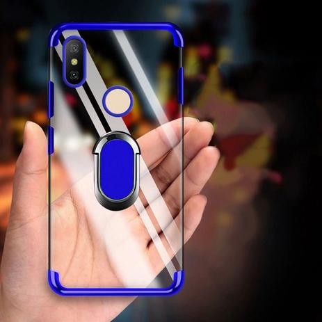 Capa Tpu Ultra Slim Ring Samsung Galaxy A7 2018 - Azul - Mindedge Menor preço em Capa Tpu Ultra Slim Ring Samsung Galaxy A7 2018 - Azul - Mindedge