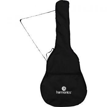 Capa violao folk nylon preto harmonics Menor preço em Capa violao folk nylon preto harmonics