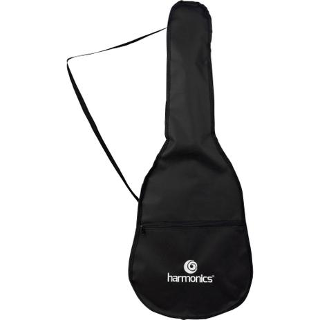 Capa Violão Simples NYLON Preto HARMONICS Menor preço em Capa Violão Simples NYLON Preto HARMONICS