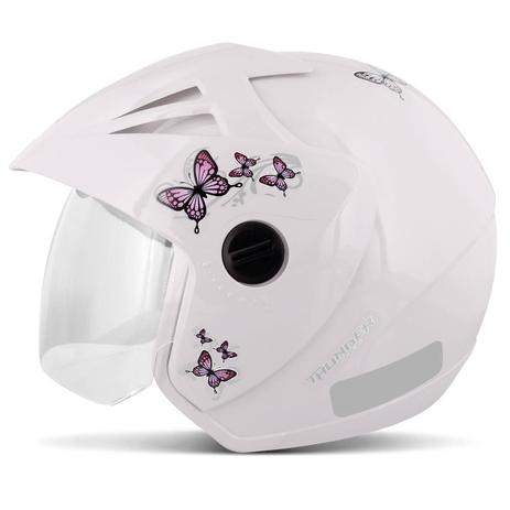 Capacete Aberto EBF Thunder Open New Summer Branco Moto - Ebf capacetes Menor preço em Capacete Aberto EBF Thunder Open New Summer Branco Moto - Ebf capacetes