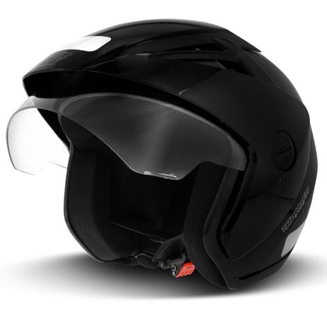 Menor preço em Capacete Aberto EBF Thunder Open Solid Preto - Ebf capacetes