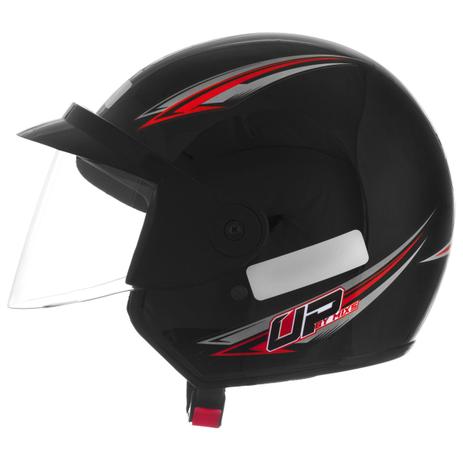 Capacete Aberto Mixs Up 56 Engate Rápido Preto é boa?