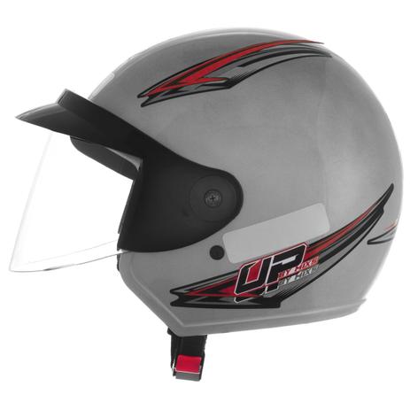 Capacete Aberto Mixs Up 60 Engate Rápido Prata é boa?