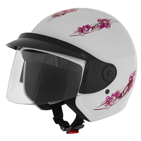 Capacete Aberto Mixs Up For Girls 56 Engate Rápido Branco Menor preço em Capacete Aberto Mixs Up For Girls 56 Engate Rápido Branco