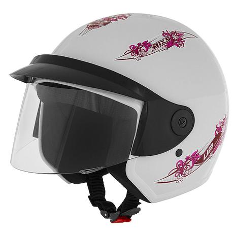 Capacete Aberto Mixs Up For Girls 60 Engate Rápido Branco Menor preço em Capacete Aberto Mixs Up For Girls 60 Engate Rápido Branco