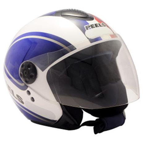 Capacete Aberto Peels Freeway Nations Branco Azul Tamanho 60 Menor preço em Capacete Aberto Peels Freeway Nations Branco Azul Tamanho 60