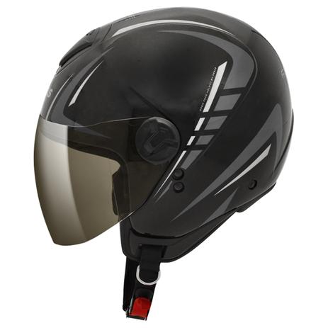 Capacete Aberto Peels Freeway REDSHIFT PRETO FOSCO GRAFITE Menor preço em Capacete Aberto Peels Freeway REDSHIFT PRETO FOSCO GRAFITE