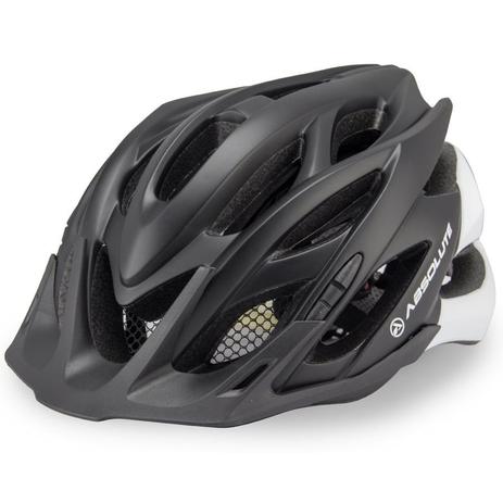 Capacete absolute wild preto e branco fosco in-mold com led tamanho único m/g (58-61cm) - isp Menor preço em Capacete absolute wild preto e branco fosco in-mold com led tamanho único m/g (58-61cm) - isp