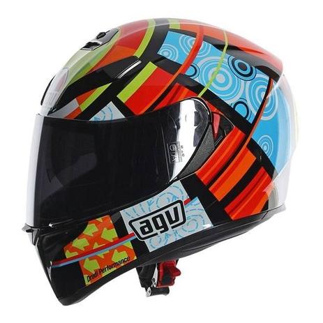 Capacete AGV K3 SV Elements c/ Viseira Solar (Valentino Rossi) Menor preço em Capacete AGV K3 SV Elements c/ Viseira Solar (Valentino Rossi)