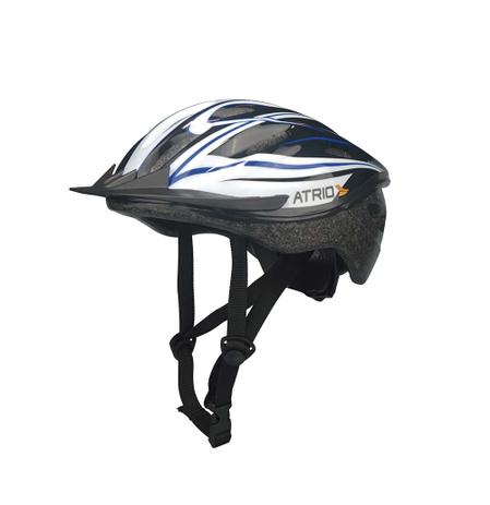 Capacete Atrio Mtb Branco/Azul G - BI038 Menor preço em Capacete Atrio Mtb Branco/Azul G - BI038