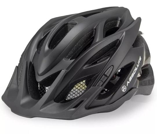 Capacete Bike Bicicleta Absolute Wild Preto Fosco Com Sinalizador Tamanho M/G 58-61 - Inmold Menor preço em Capacete Bike Bicicleta Absolute Wild Preto Fosco Com Sinalizador Tamanho M/G 58-61 - Inmold